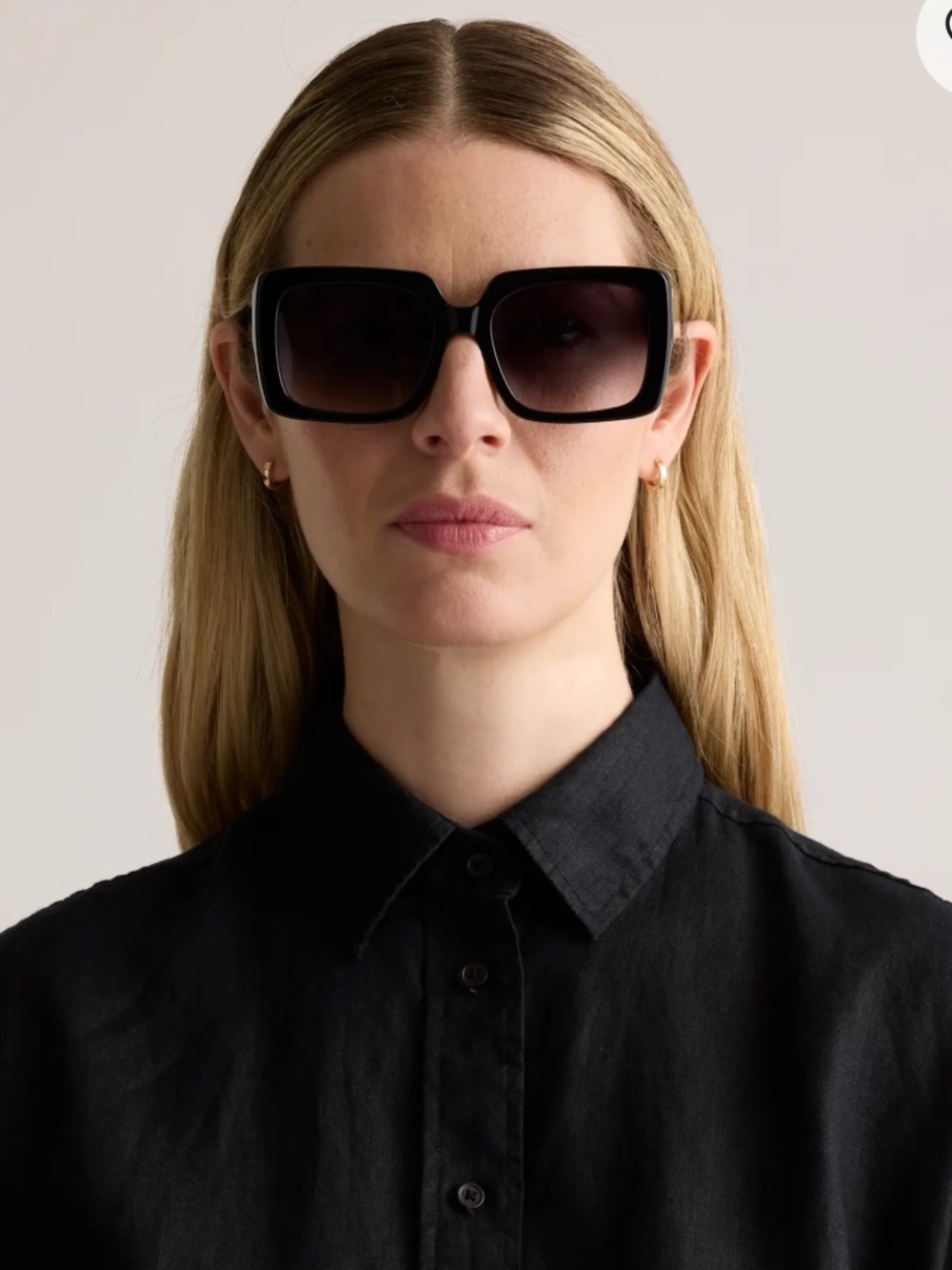 Quince Cartagena Polarized Acetate Sunglasses - Black